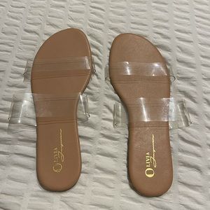 Clear Strap Sandals